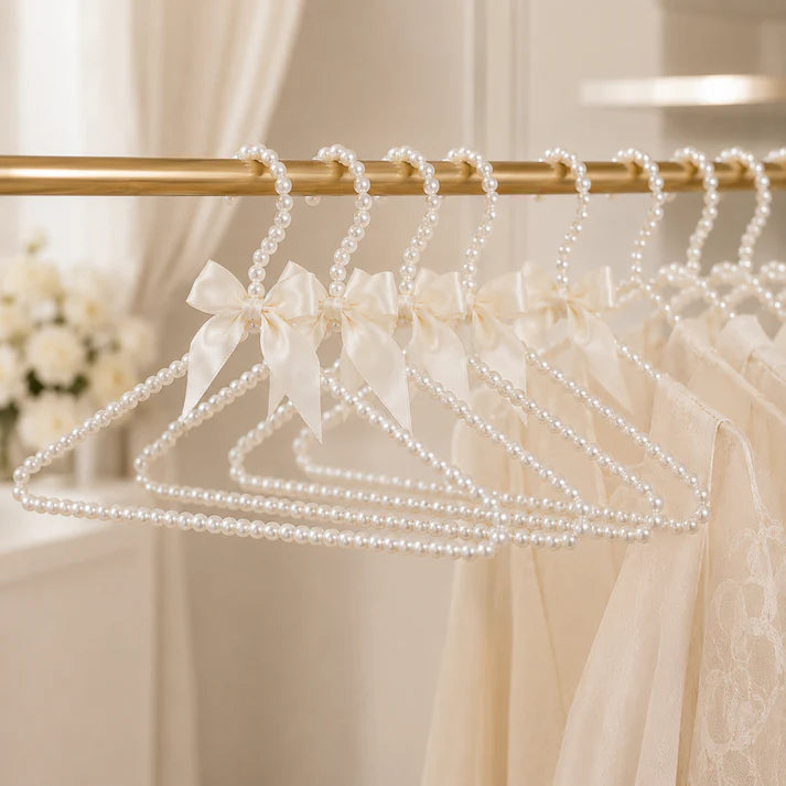 Luxury Pearl Hangers Full Size Elegant Clothes