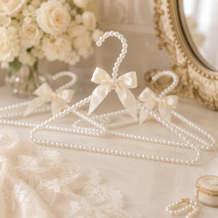 Luxury Pearl Hangers Full Size Elegant Clothes