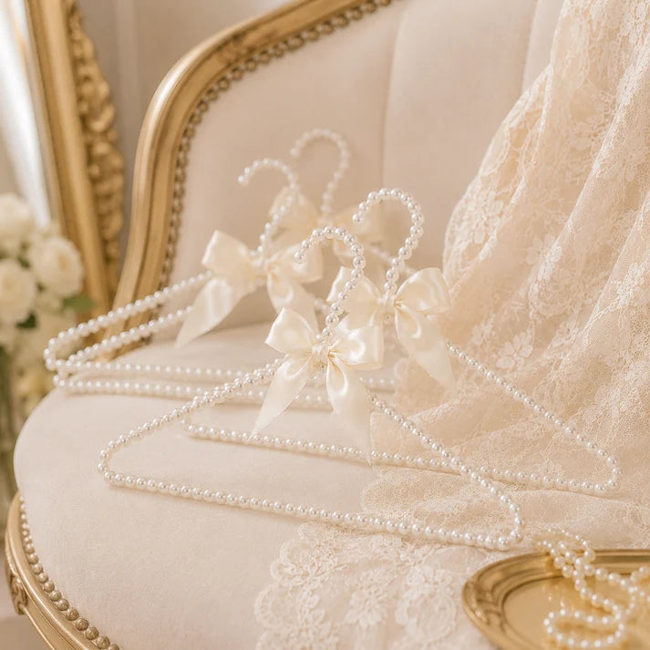 Luxury Pearl Hangers Full Size Elegant Clothes